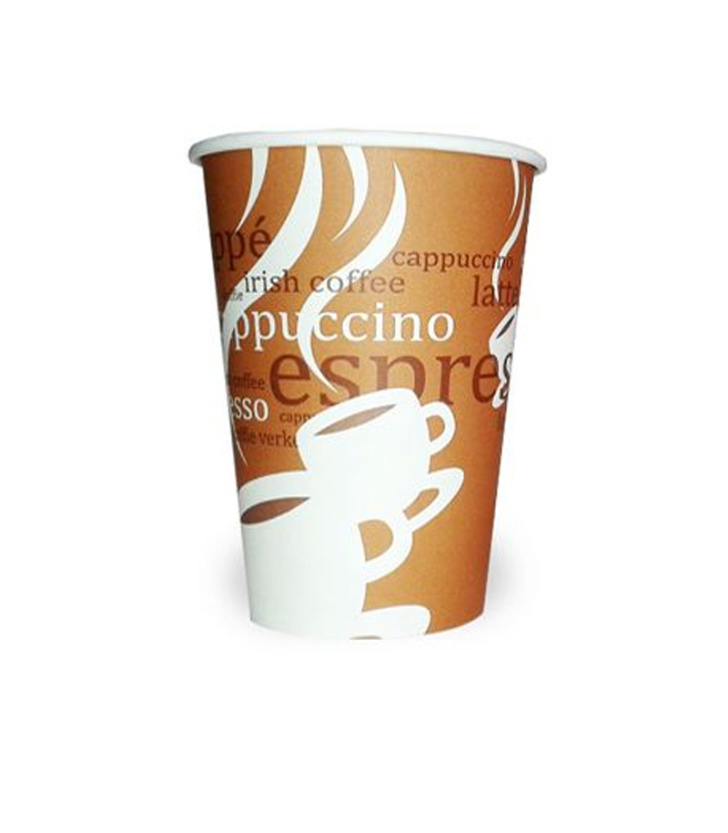 drinkbekers wegwerp karton koffiemotief