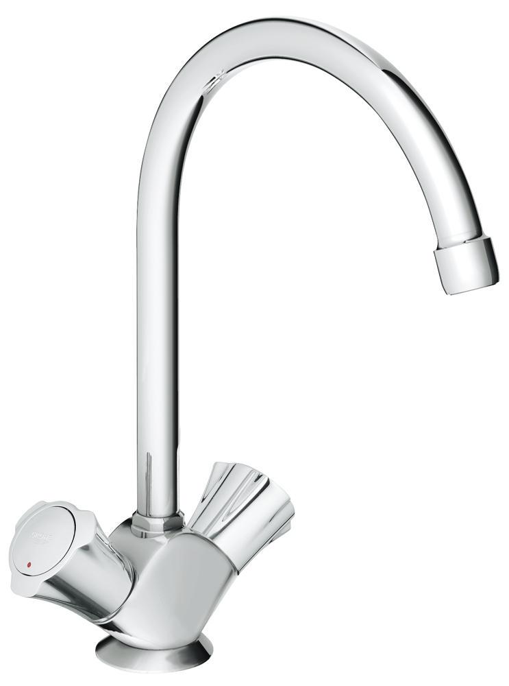 keukenmengkraan chroom grohe