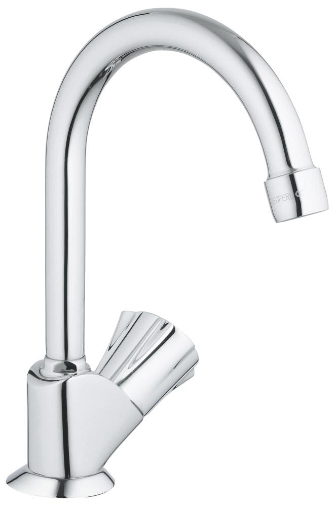 fonteinkraan hoog chroom grohe
