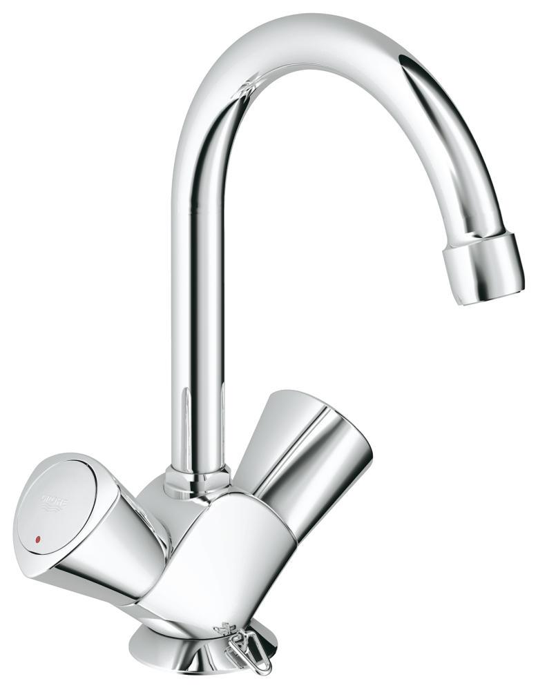 wastafelmengkraan draaibaar chroom grohe