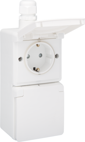wandcontactdoos opbouw dubbel niko hydro-4