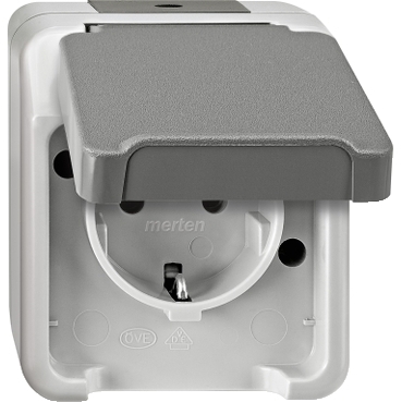 wandcontactdoos opbouw enkel aquastar