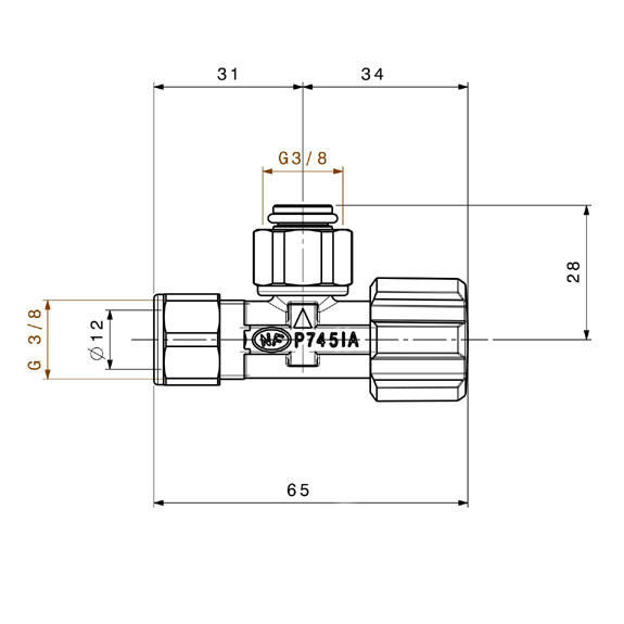 hoekstopkraan chroom raminex-3