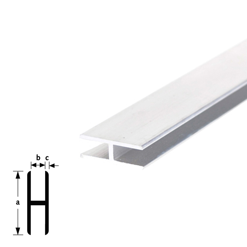 H-profiel aluminium brute-3