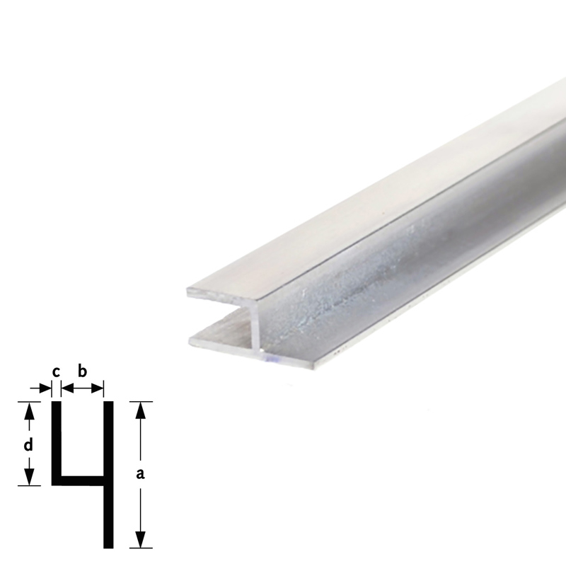 stoeltjesprofiel aluminium brute