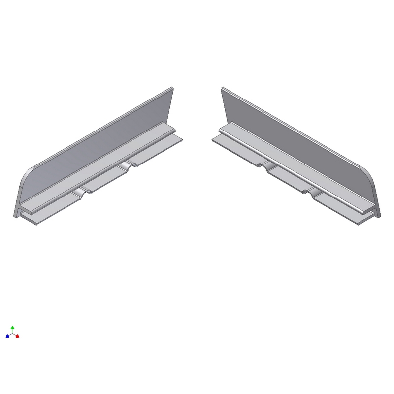 kopschot set aluminium brute