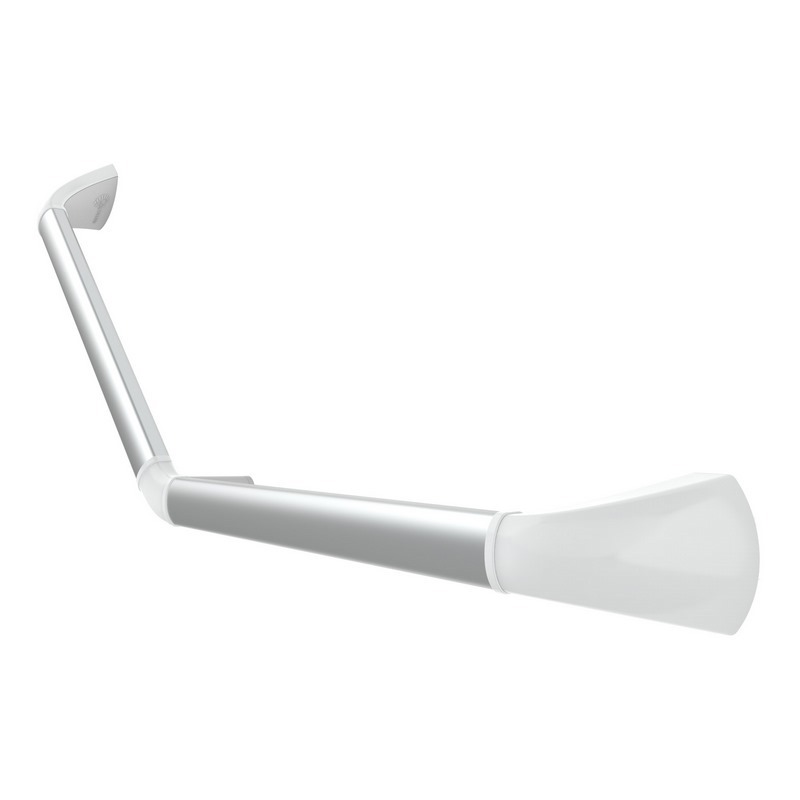 wandbeugel wit/aluminium secucare