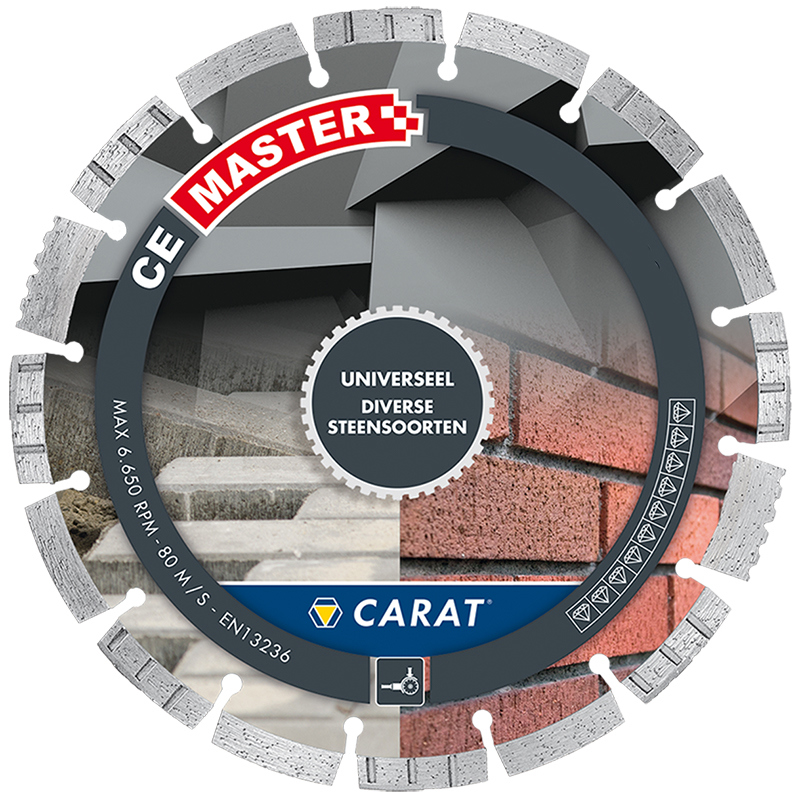 diamantzaagbladenset droog carat master