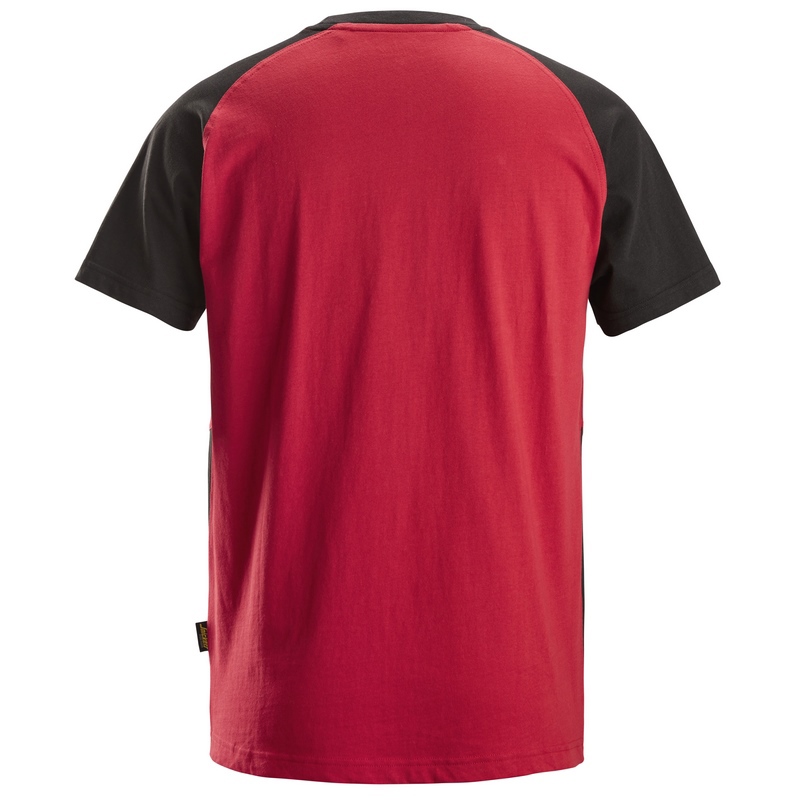 T-shirt classic tweekleurig snickers-3