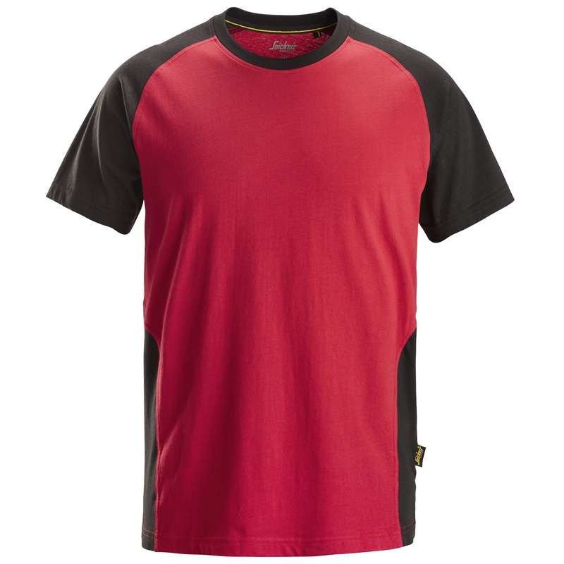T-shirt classic tweekleurig snickers