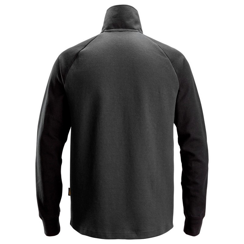 sweatshirt 1/2 zip tweekleurig snickers-3