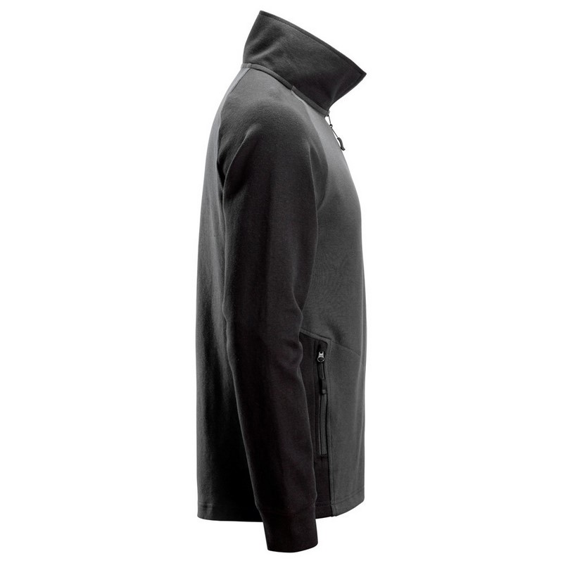 sweatshirt 1/2 zip tweekleurig snickers-5