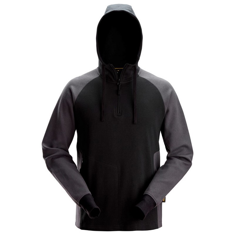 sweatshirt hoodie tweekleurig snickers
