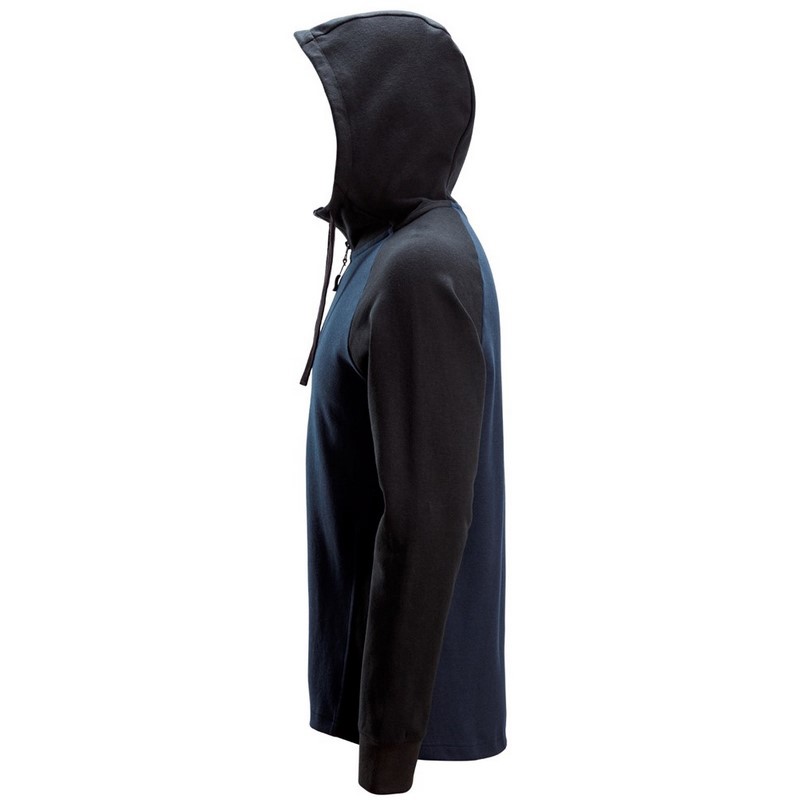 sweatshirt hoodie tweekleurig snickers-4