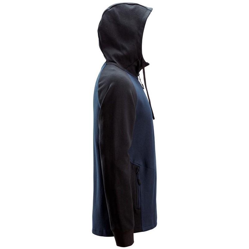 sweatshirt hoodie tweekleurig snickers-5