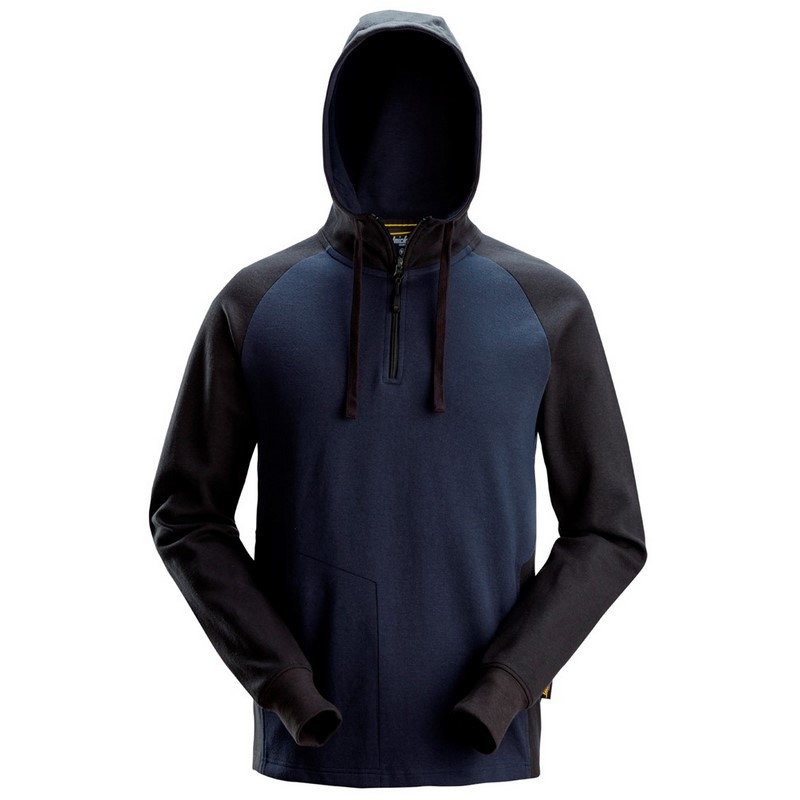 sweatshirt hoodie tweekleurig snickers