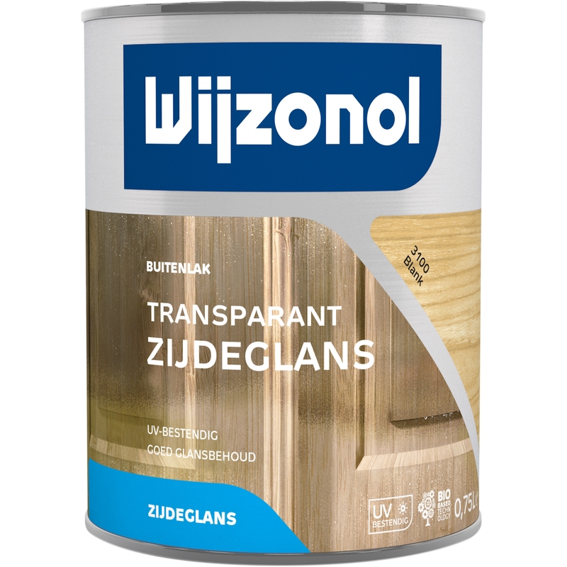 lak transparant zijdeglans blank