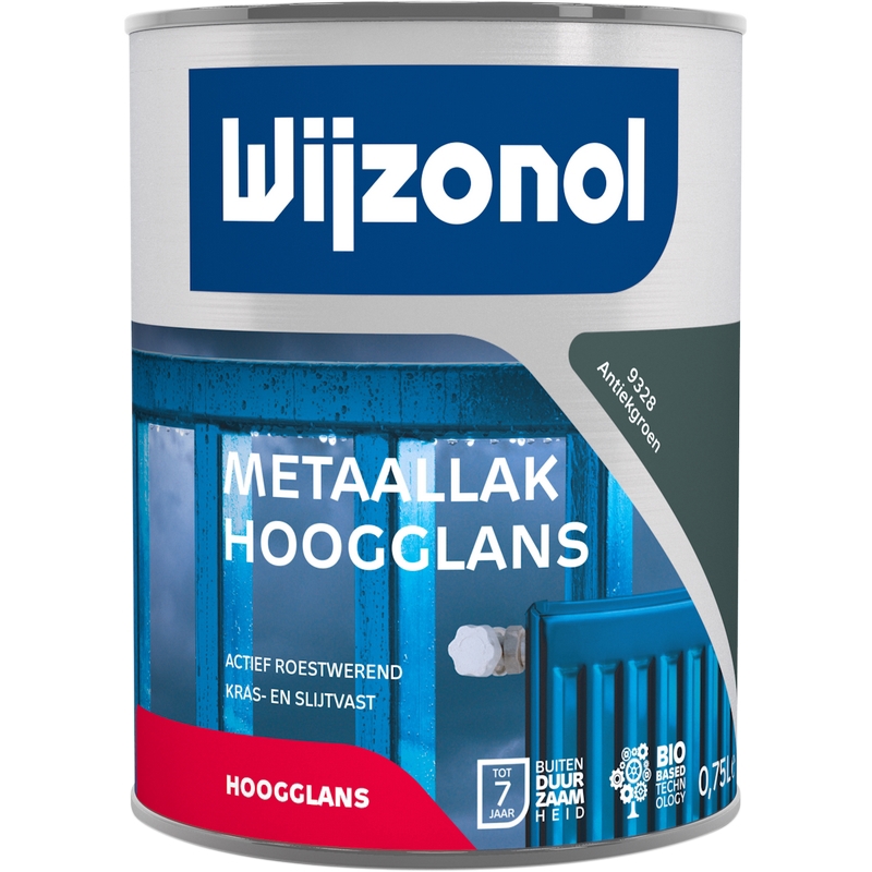 metaallak hoogglans antiekgroen