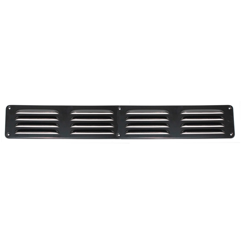 schoepenrooster aluminium zwart gavo