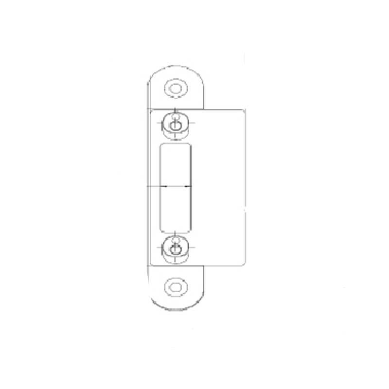 sluitplaat verzinkt kfv-3