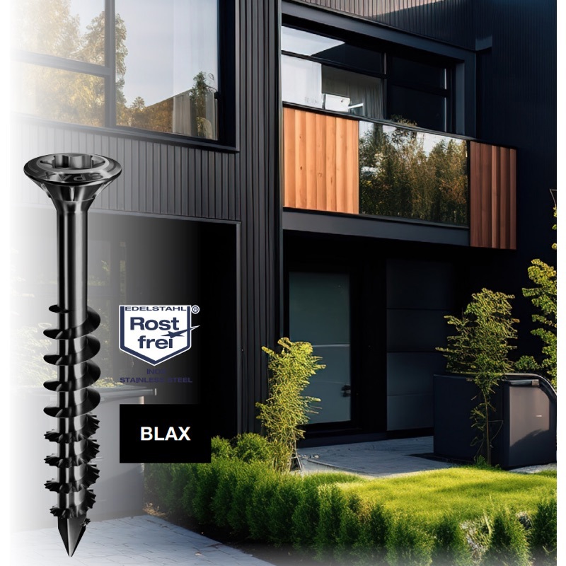 gevelschroef zwart rvs a2 spax-5