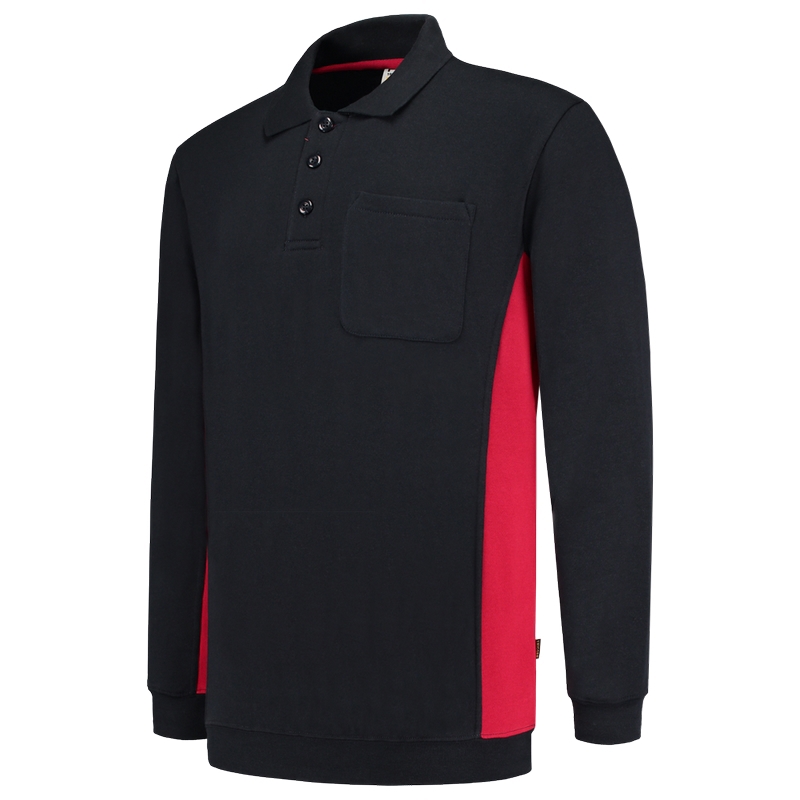 polosweater bicolor borstzak tricorp-3