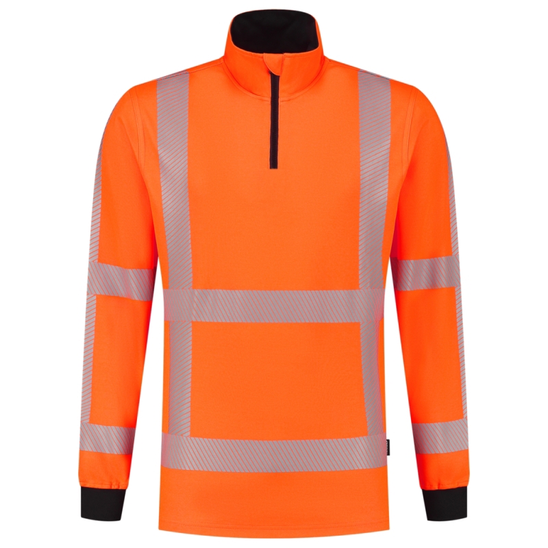 sweatshirt 1/2 zip revisible tricorp-5