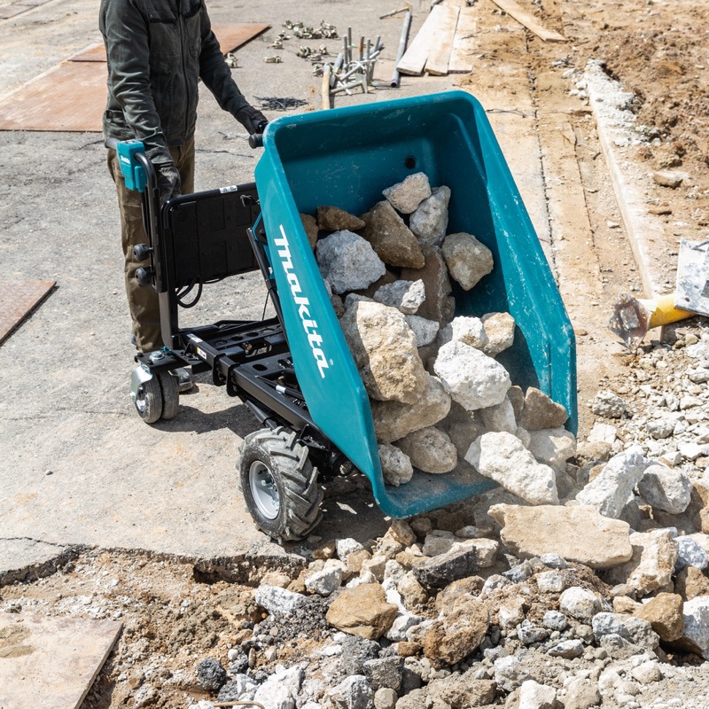 accu kruiwagen met bak makita-7