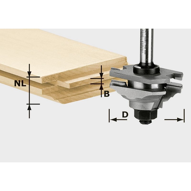 profiel-messingfrees hardmetaal festool