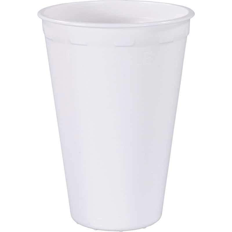 drinkbekers herbruikbaar pp wit