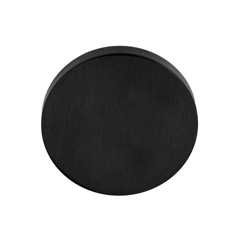 blindrozet pvd mat zwart
