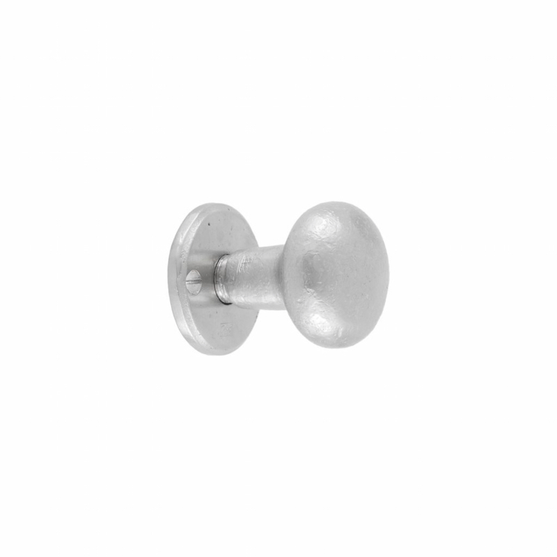 knopkruk mat wit brons