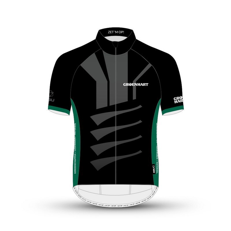 fietsshirt heren agu groenhart