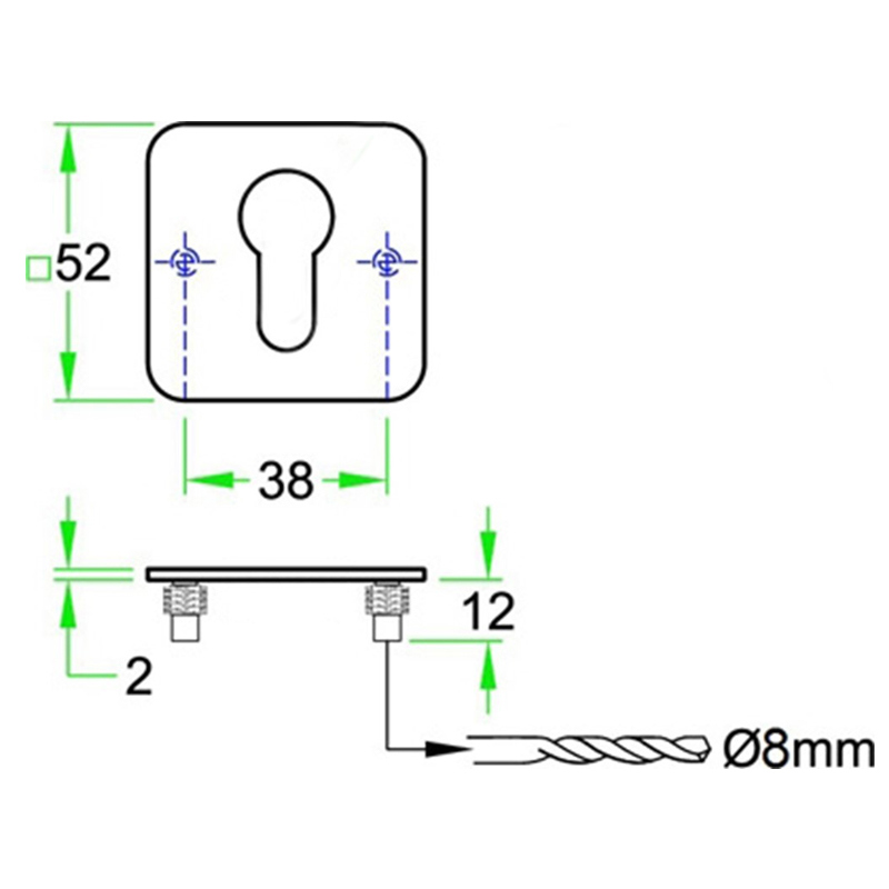 profielcilinderrozet rvs a2 oxloc-4