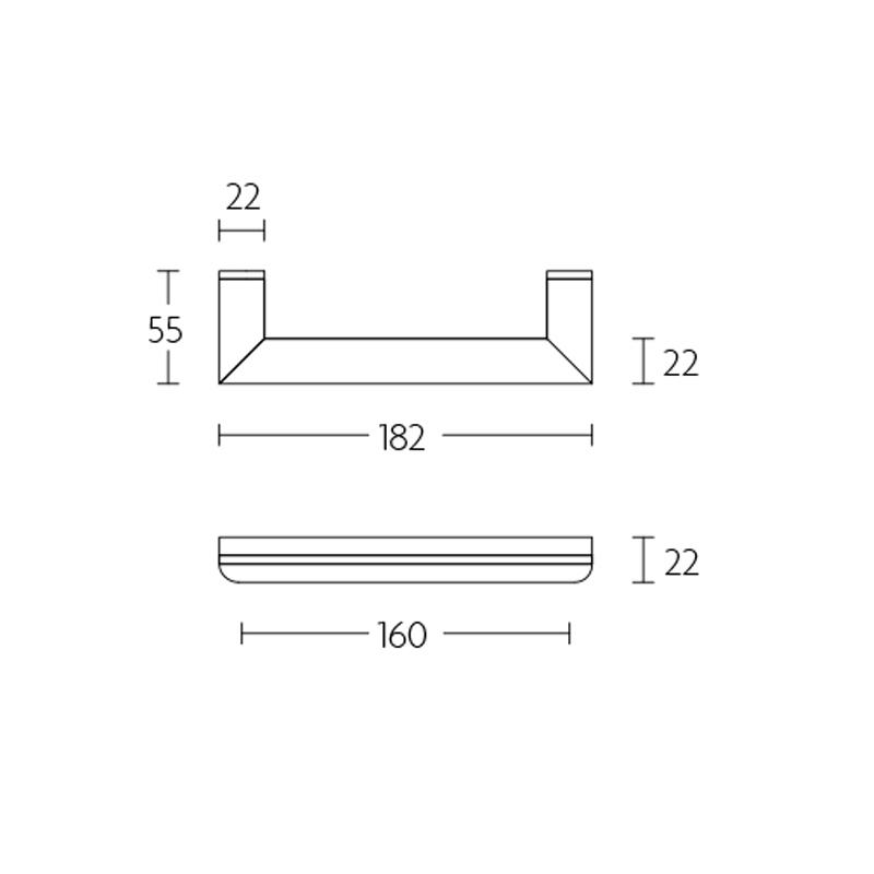 meubelgreep rvs/eiken-3