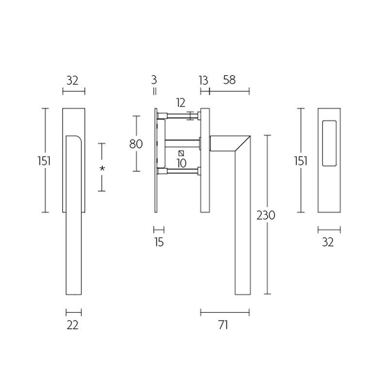 hefschuifdeurbeslag rvs-3