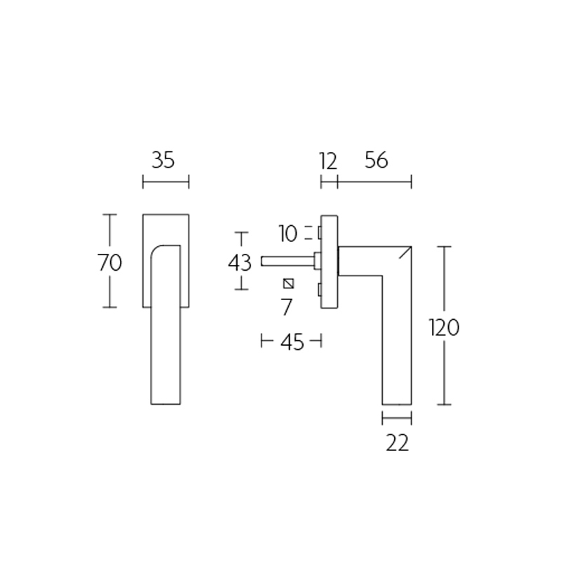 draaikiepkruk rvs-3