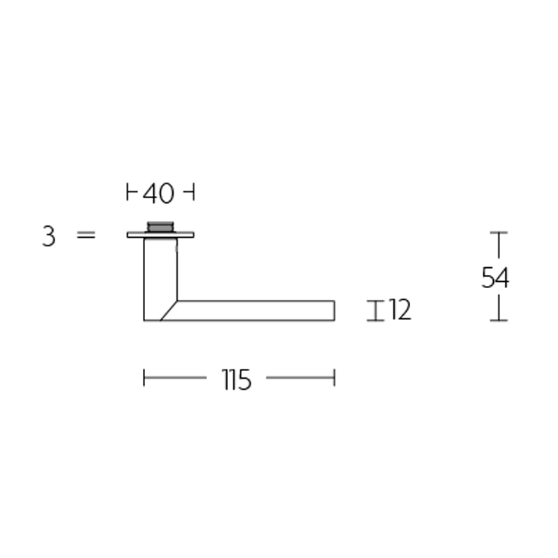 deurkruk rvs-3