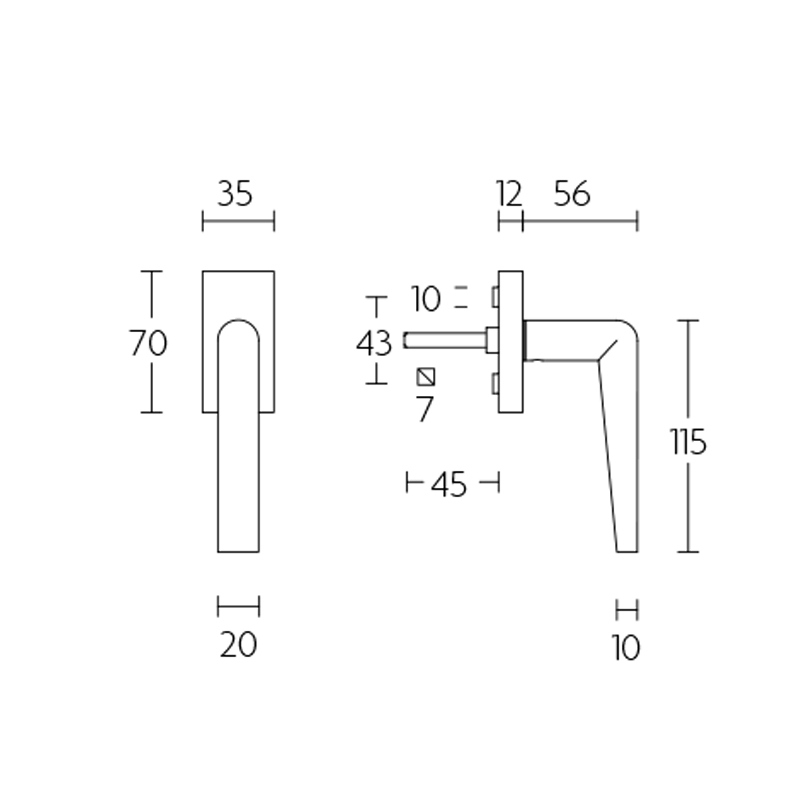 draaikiepkruk rvs-3
