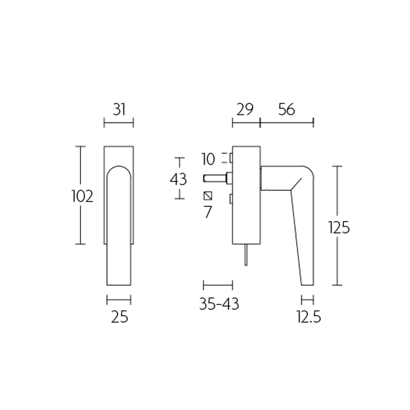 draaikiepkruk rvs-3
