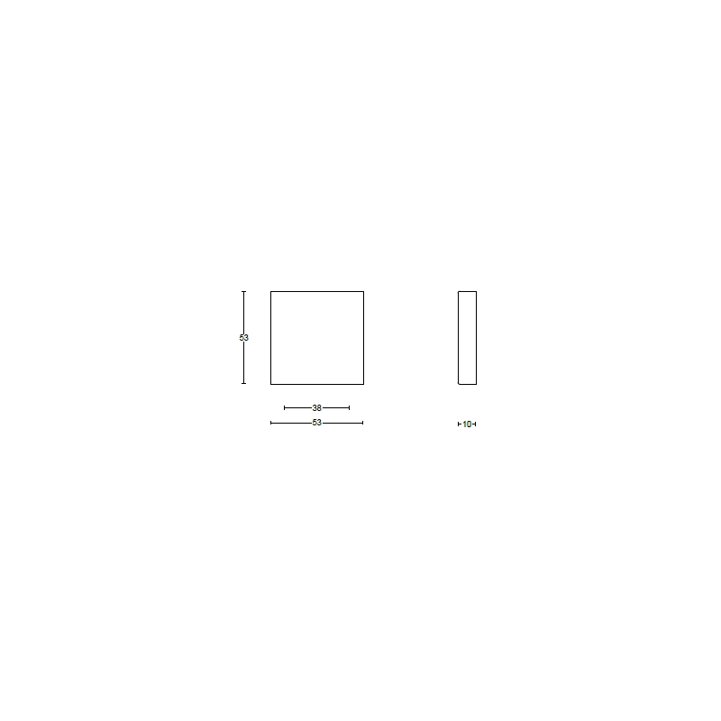 blindrozet mat zwart-3