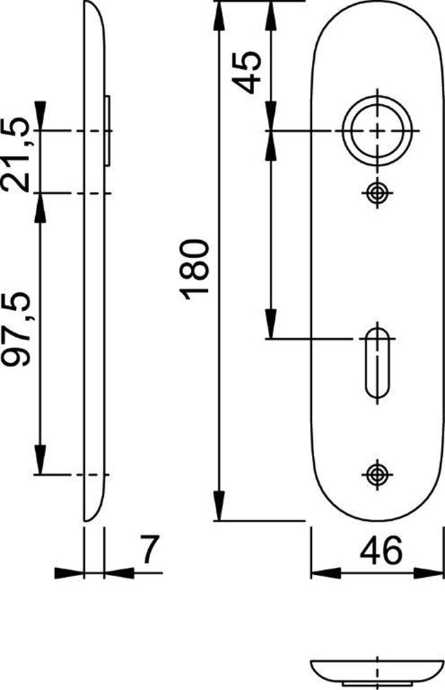 kortschild aluminium f1 hoppe-3