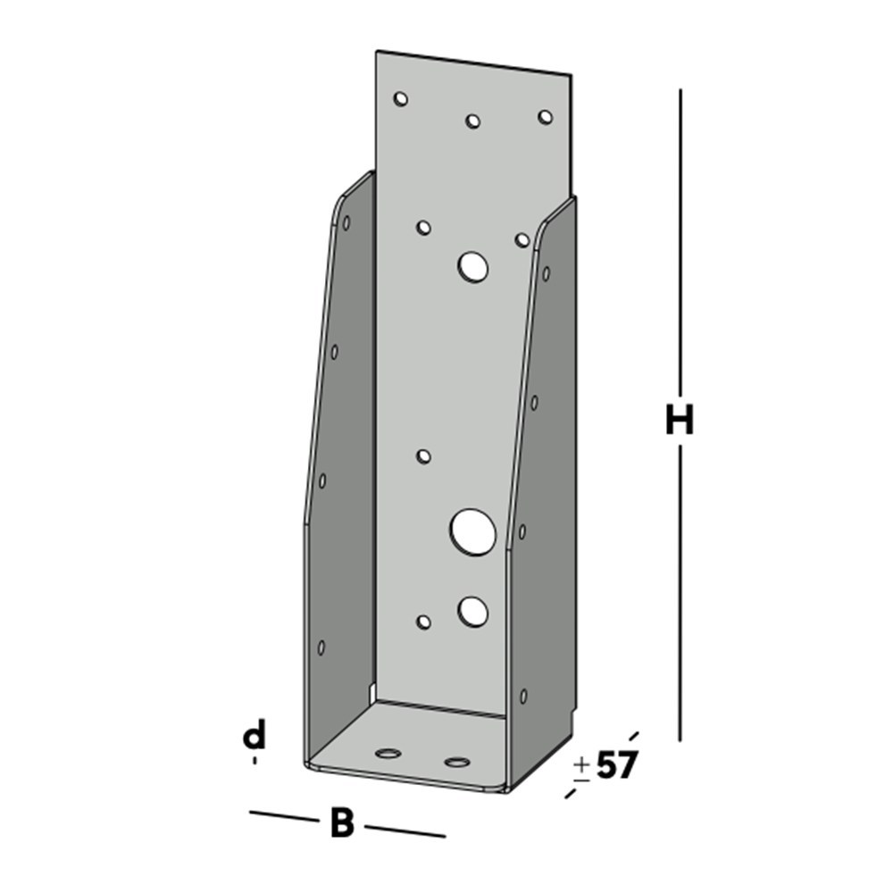 balkdrager gbs zonder lip sv-3