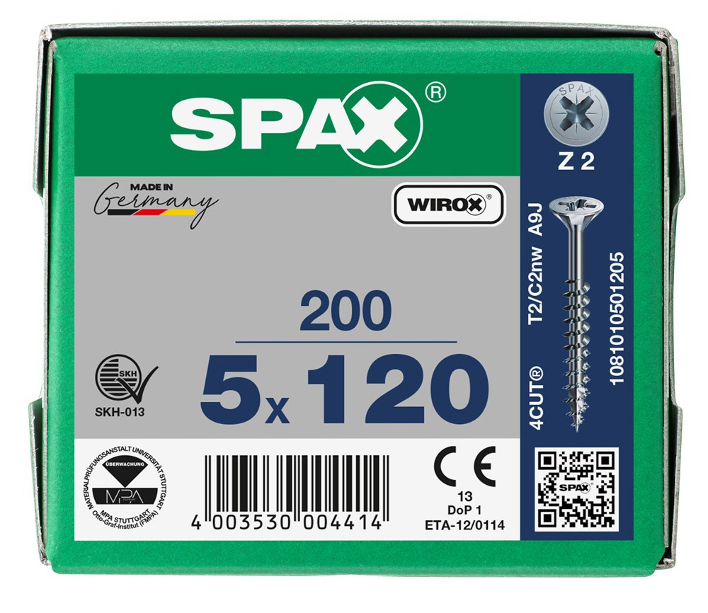 spaanplaatschroef wirox spax-7