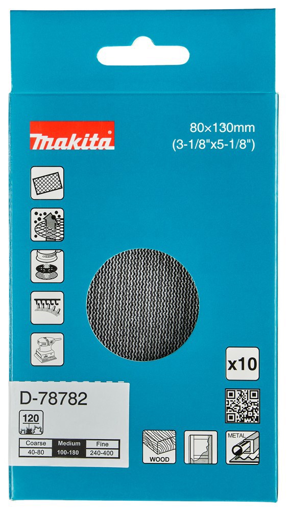 schuurstrook rood velcro makita-6