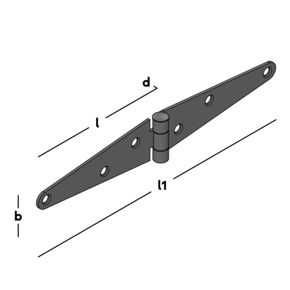 staartheng zwart epz-3