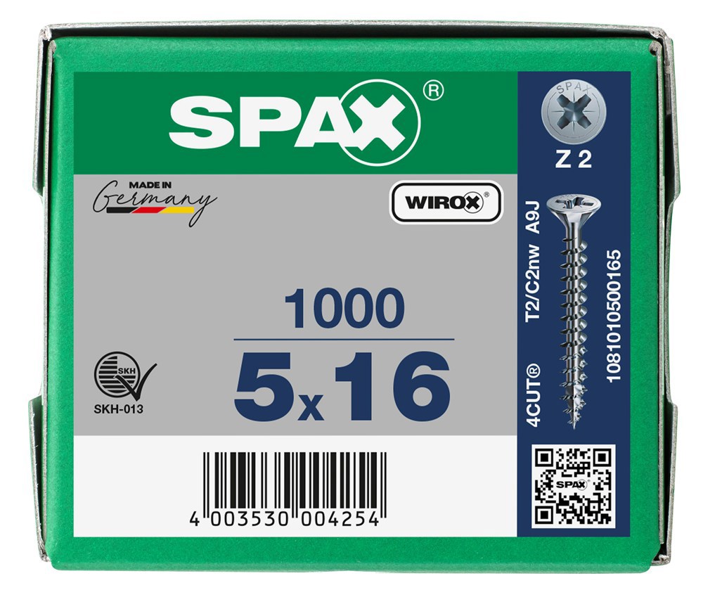 spaanplaatschroef wirox spax-7