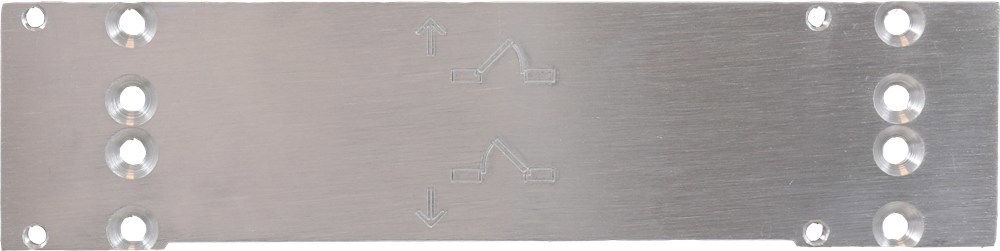 montageplaat zilver oxloc
