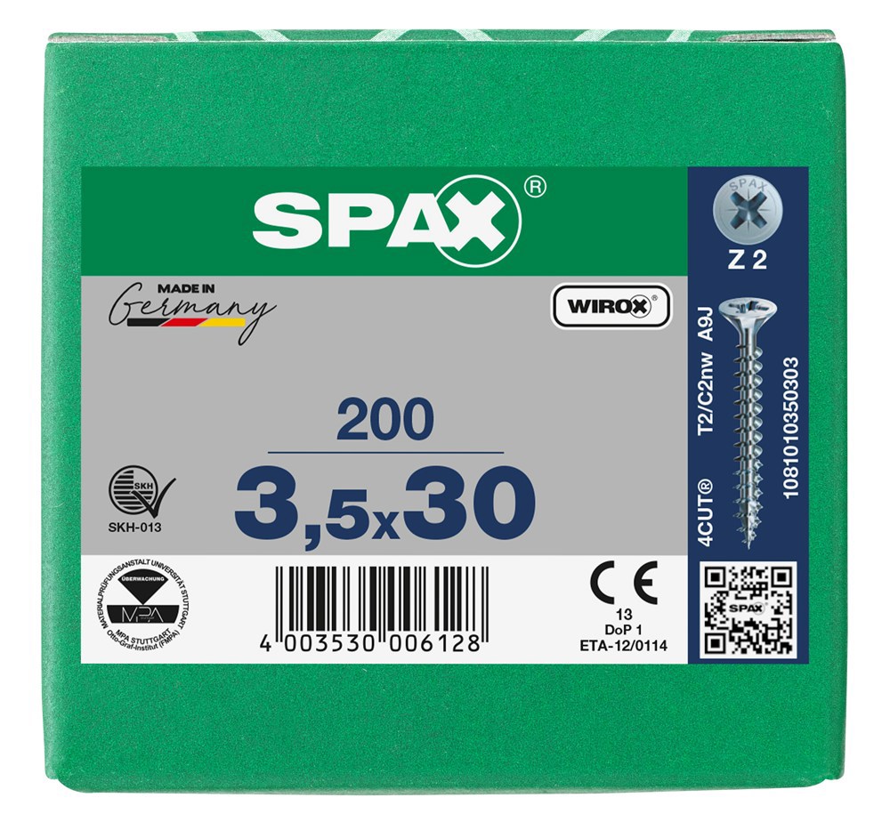 spaanplaatschroef wirox spax-7