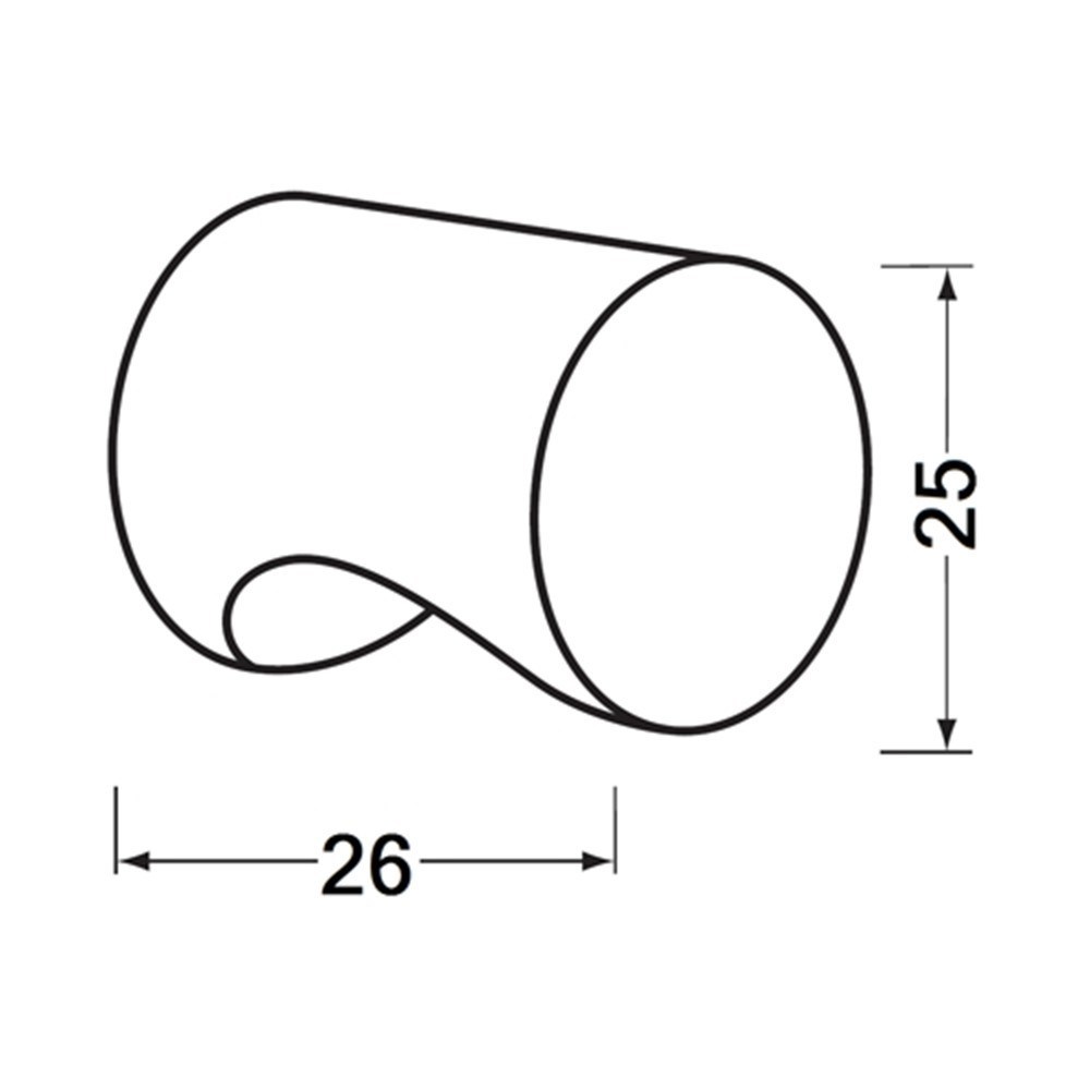 meubelknop aluminium zwart hermeta-3